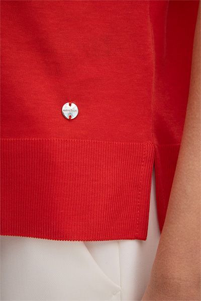 Fließendes Lyocell-Baumwoll-Strickshirt