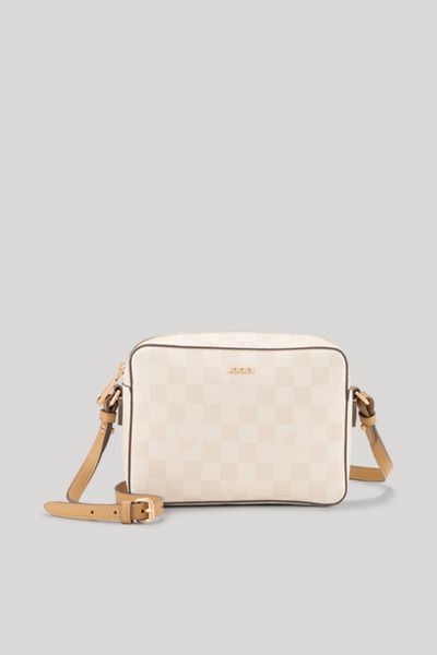 Cortina Piazza Camera-Bag mit Schachbrettmuster