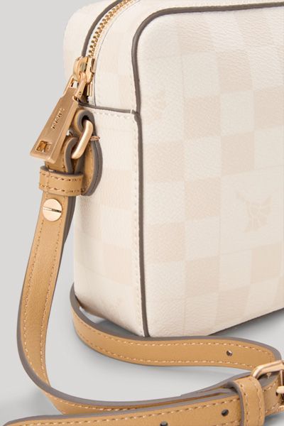 Cortina Piazza Camera-Bag mit Schachbrettmuster