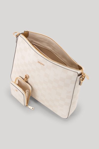 Jasmina Signatur Schultertasche mit Karomuster