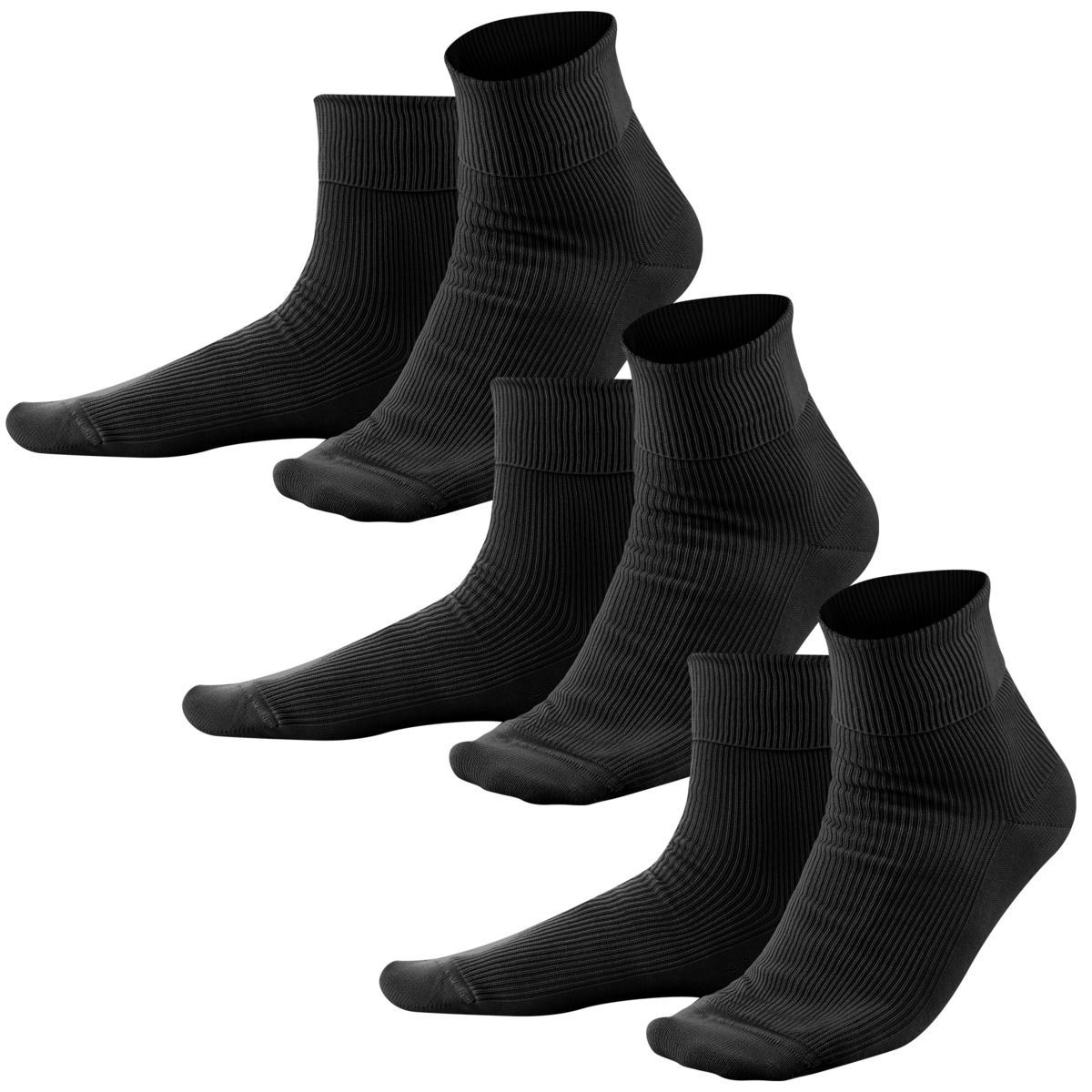 Gerippte Socken aus Bio-Baumwolle