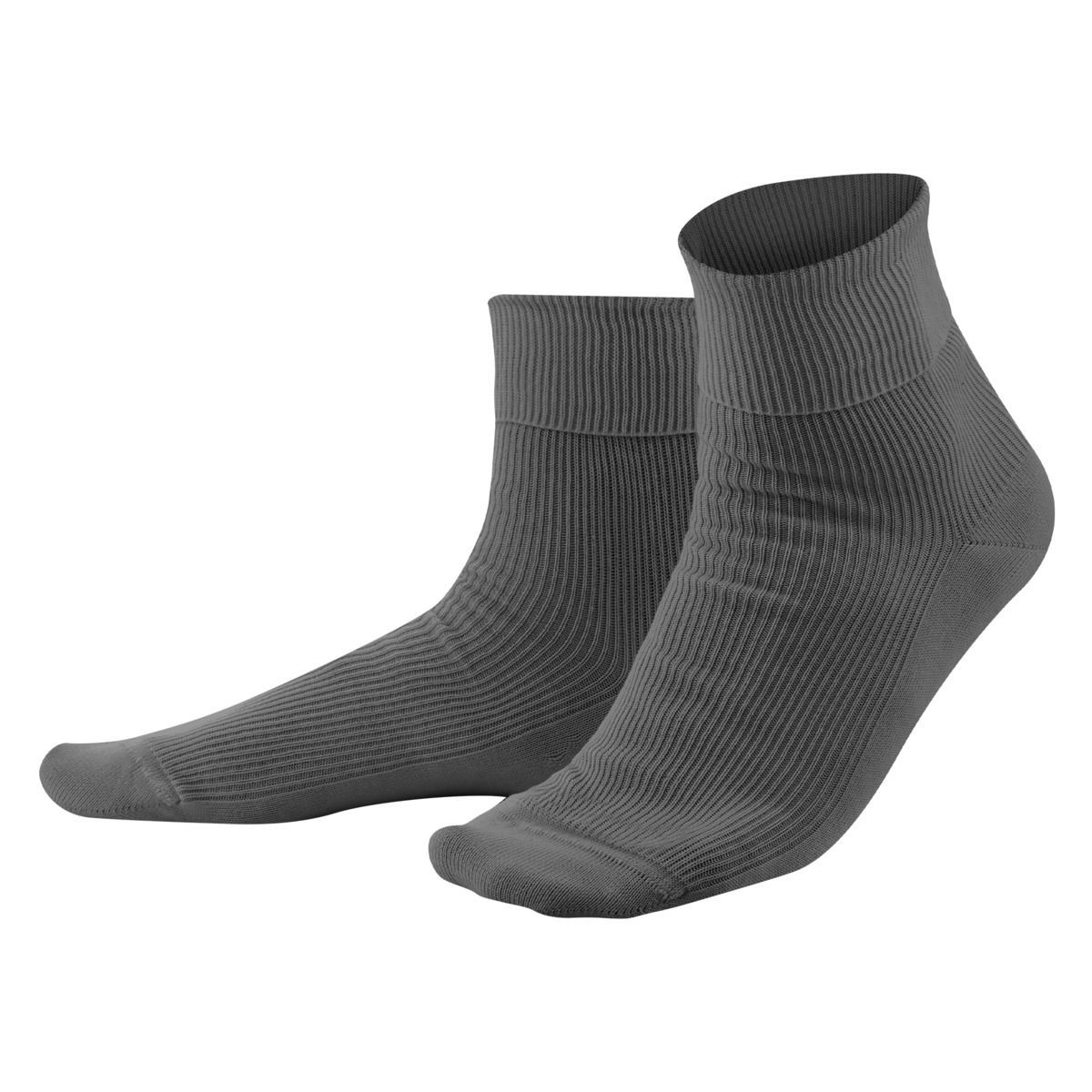 Gerippte Socken aus Bio-Baumwolle