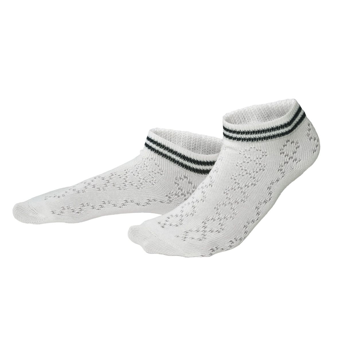 Kurzsocken mit feinem Ajourmuster