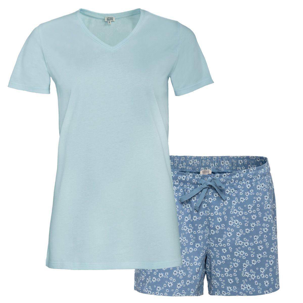 Kurzes Miriam Set mit Blumenmuster