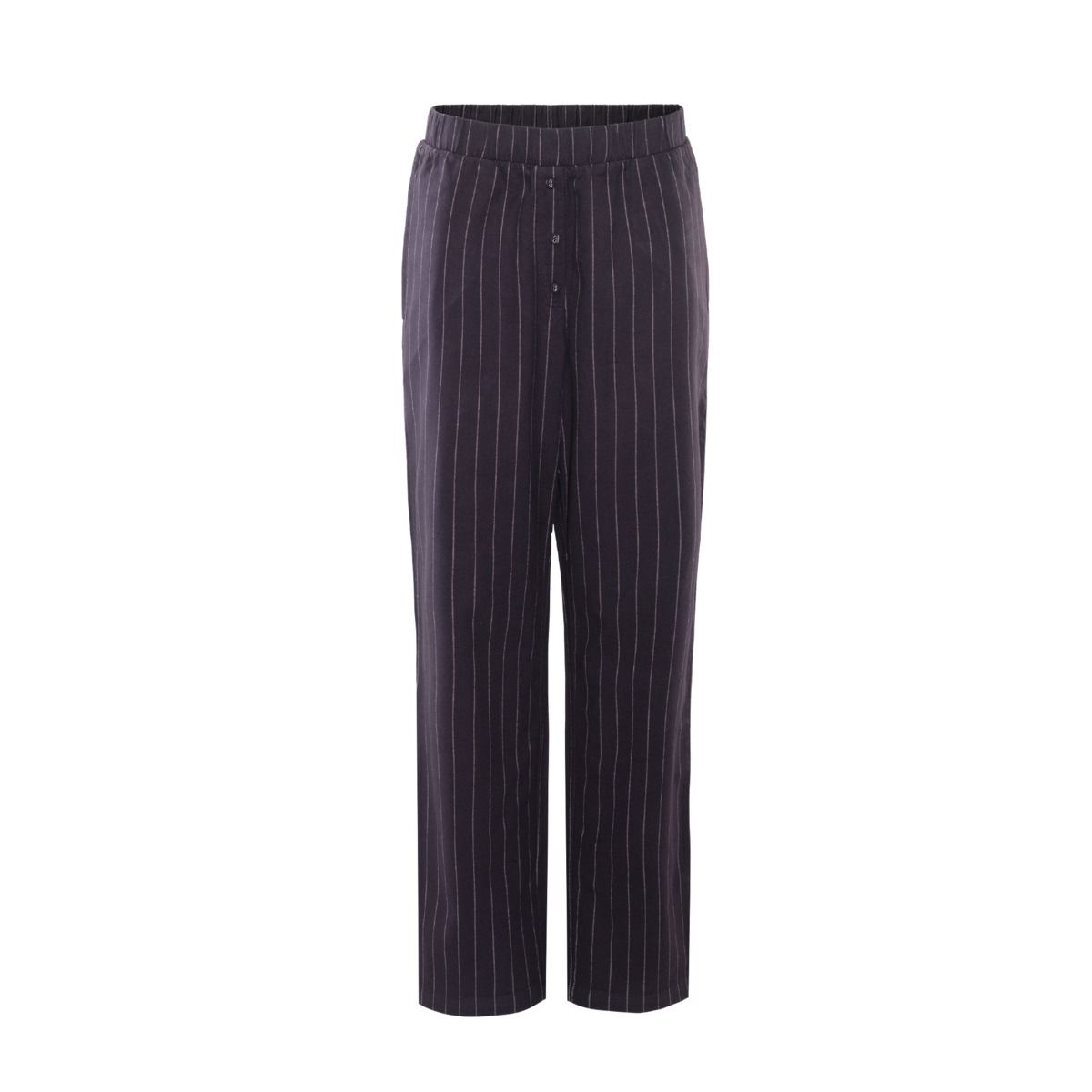 Gestreifte Loungehose aus Bio-Flanell