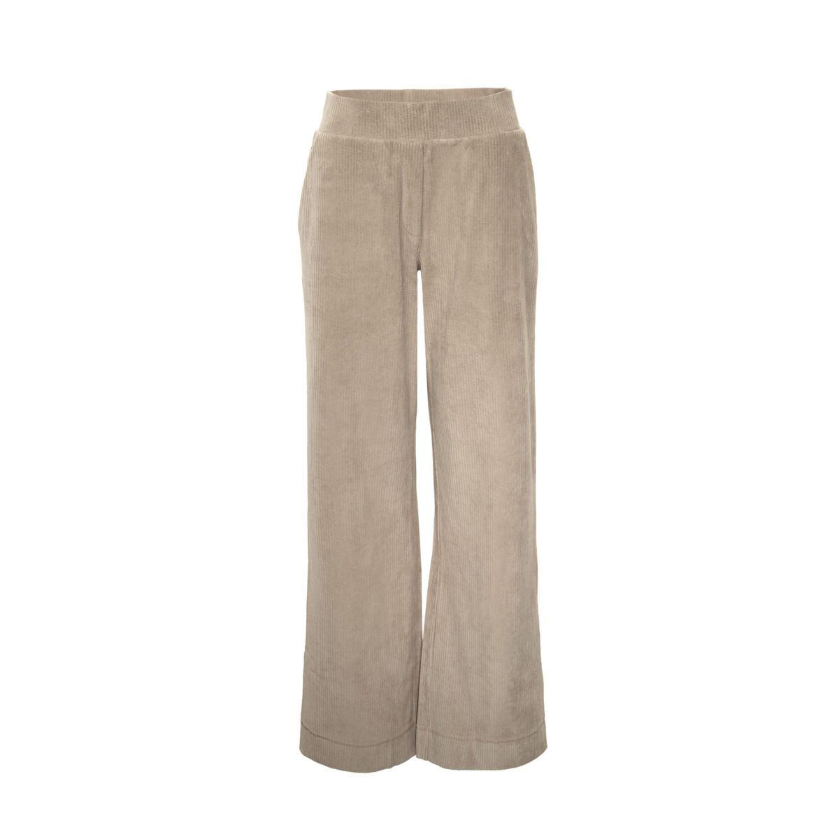 Strukturierte Strickhose mit weitem Bein