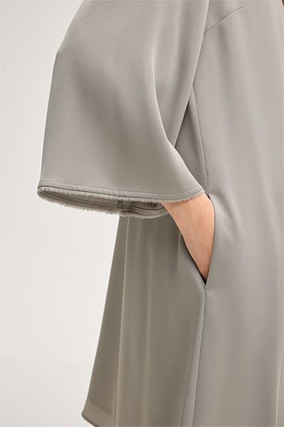 Elegantes A-Linien-Minikleid aus Crepe