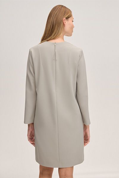 Elegantes Crêpe-Shift-Kleid in A-Linie