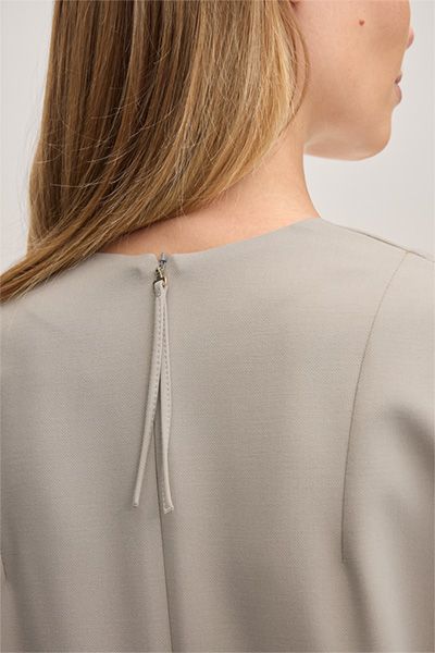 Elegantes Crêpe-Shift-Kleid in A-Linie