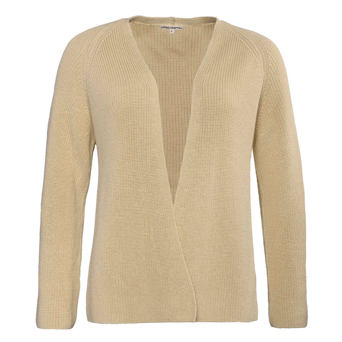 Lässig Geschnittene Bio-Baumwoll-Strickjacke