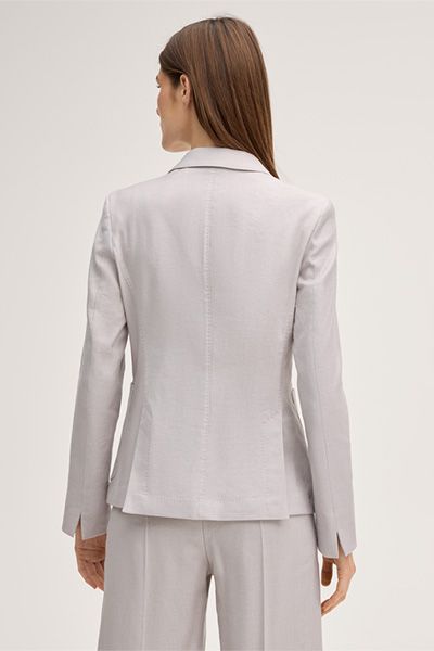 Eleganter Stretch-Leinenblazer