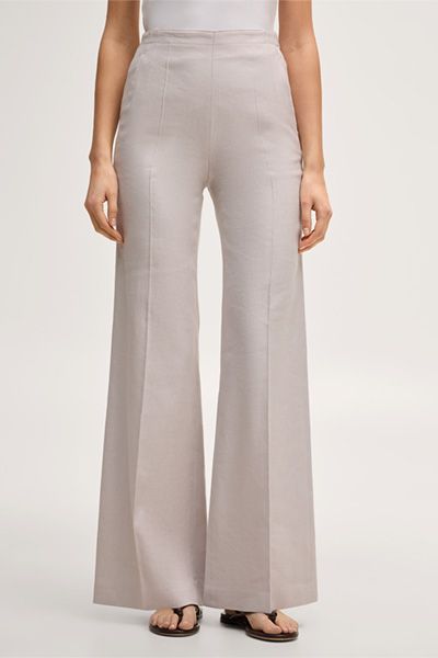 Marlene-Hose aus Leinenstretch