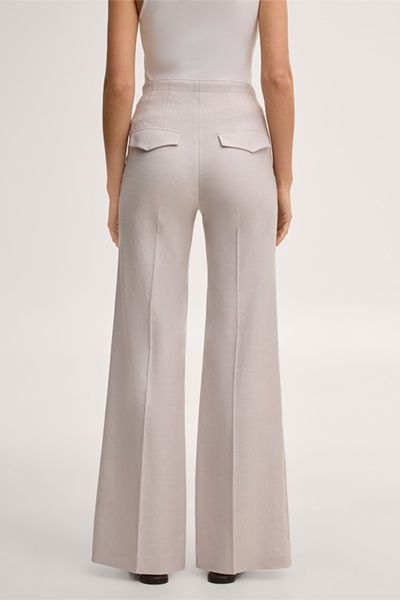 Marlene-Hose aus Leinenstretch