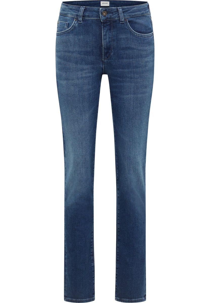 Slim Fit Jeans mit Used-Waschung