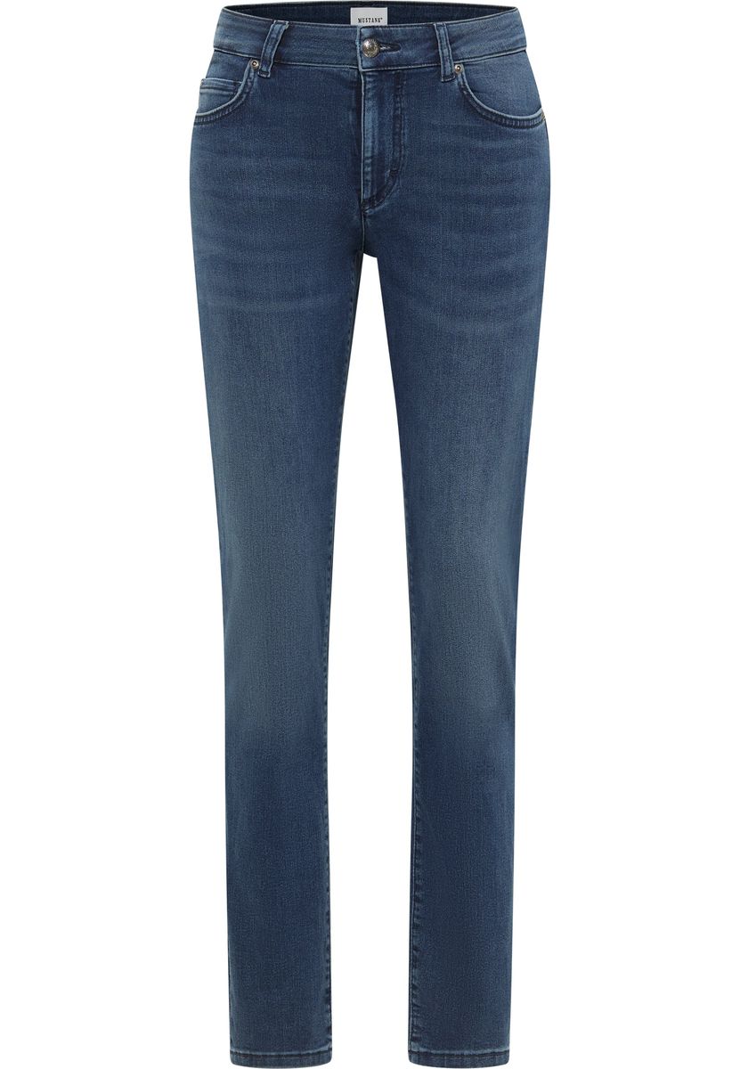 Dunkle Jeans im Relaxed-Slim-Schnitt