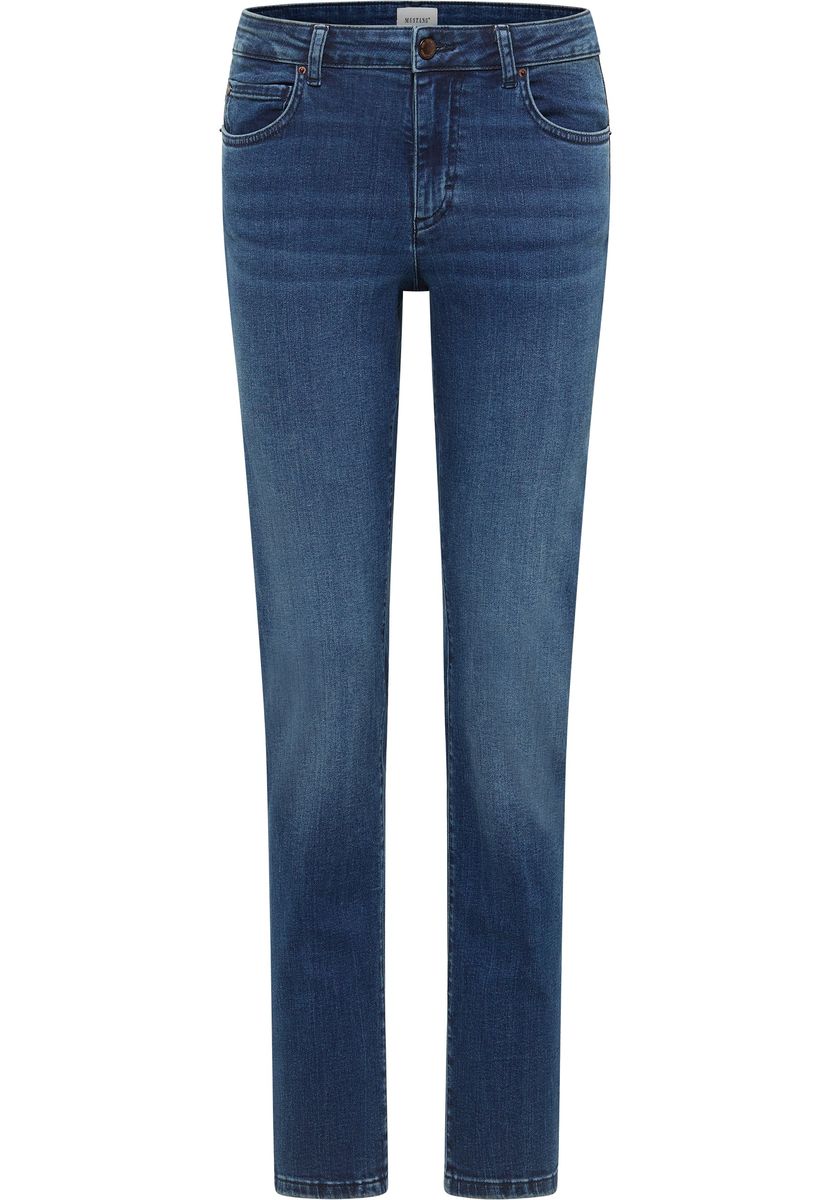 Dunkle Jeans im Relaxed-Slim-Schnitt