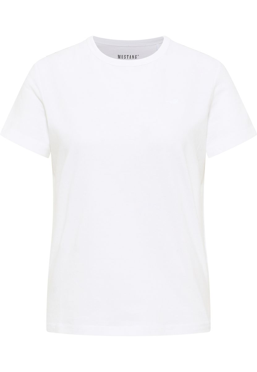 Klassisches Baumwoll-T-Shirt mit Rundhalsausschnitt