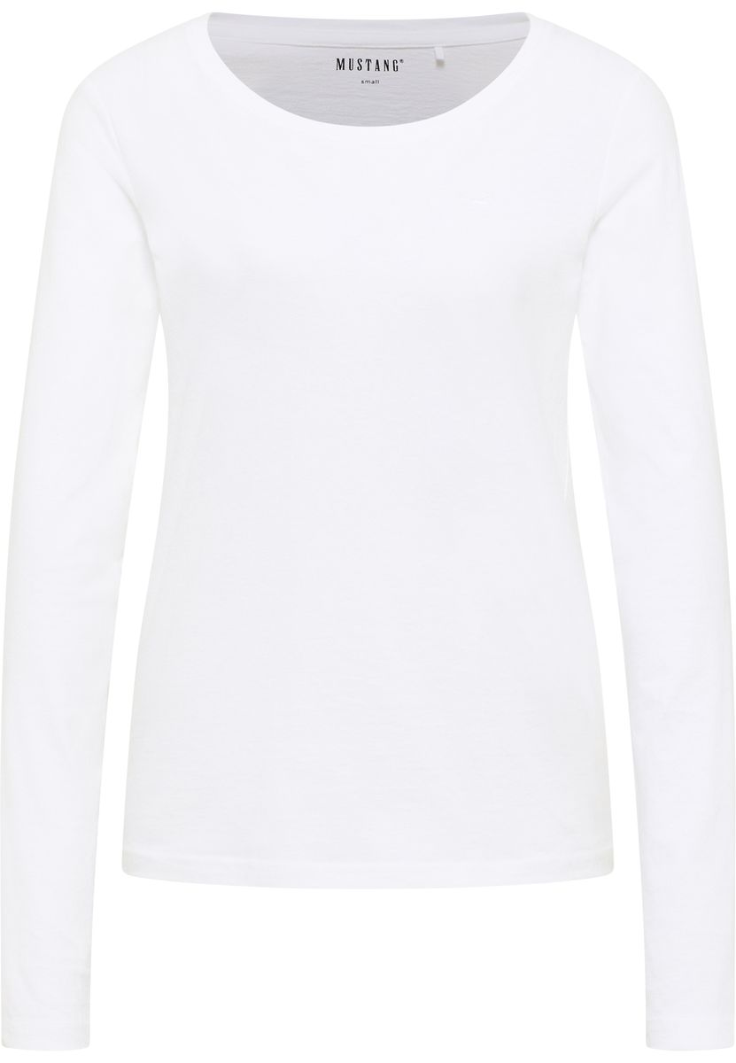 Klassisches Langarmshirt mit Rundhalsausschnitt