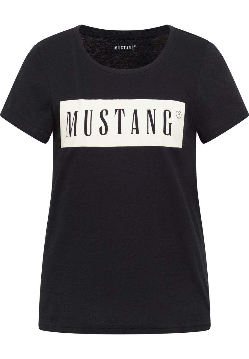 Baumwoll-T-Shirt mit Box-Logo