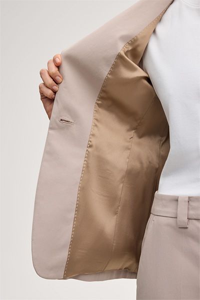 Einreihiger Taillierter Gabardine-Blazer