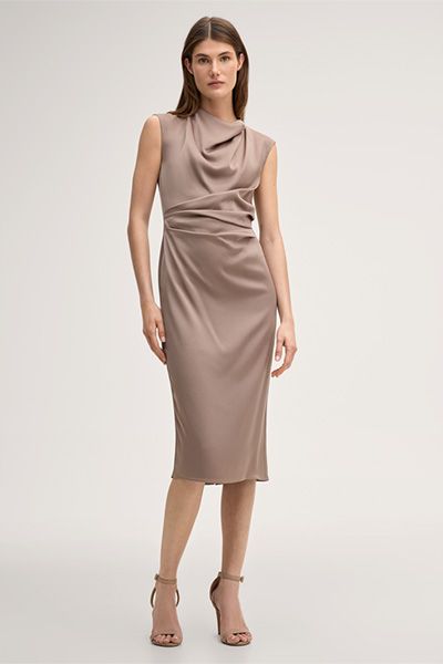 Elegantes Midikleid mit Drapierung