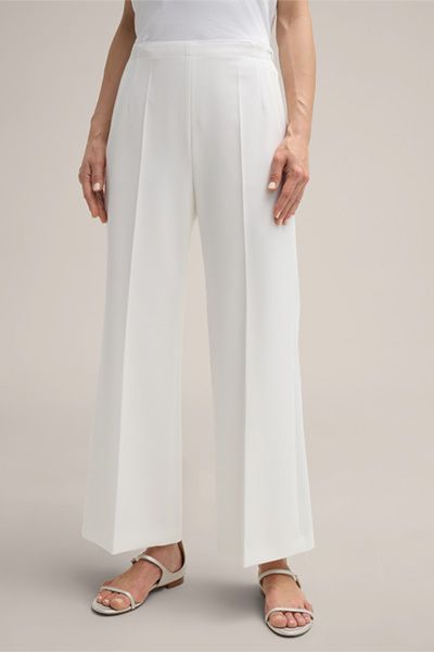 Elegante Crepe-Culotte mit Bügelfalten