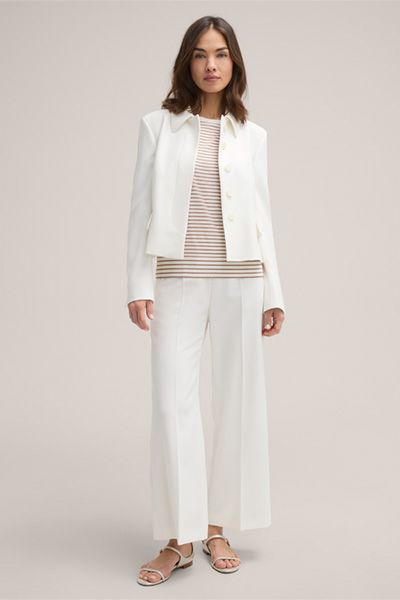 Elegante Crepe-Culotte mit Bügelfalten