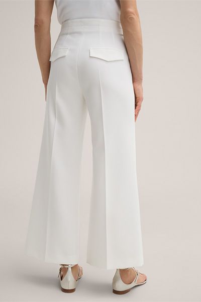 Elegante Crepe-Culotte mit Bügelfalten