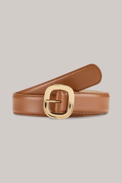 Nappaleder-Gürtel mit abnehmbarer Tasche