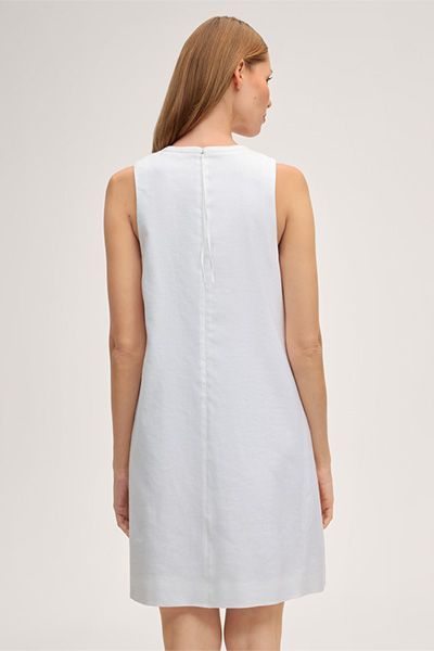 Elegantes Leinen-Minikleid in A-Linie
