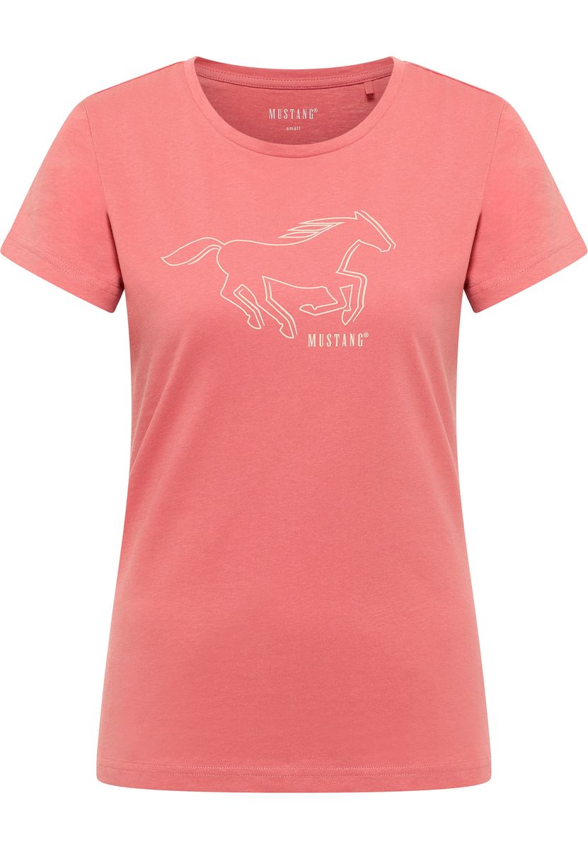 Lässiges Baumwollshirt mit Grafikprint