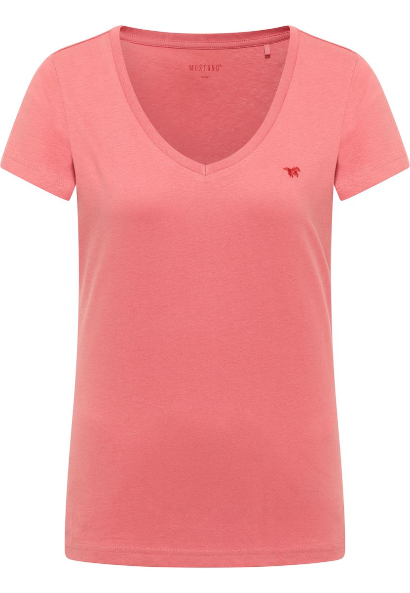 Sportliches T-Shirt mit V-Ausschnitt