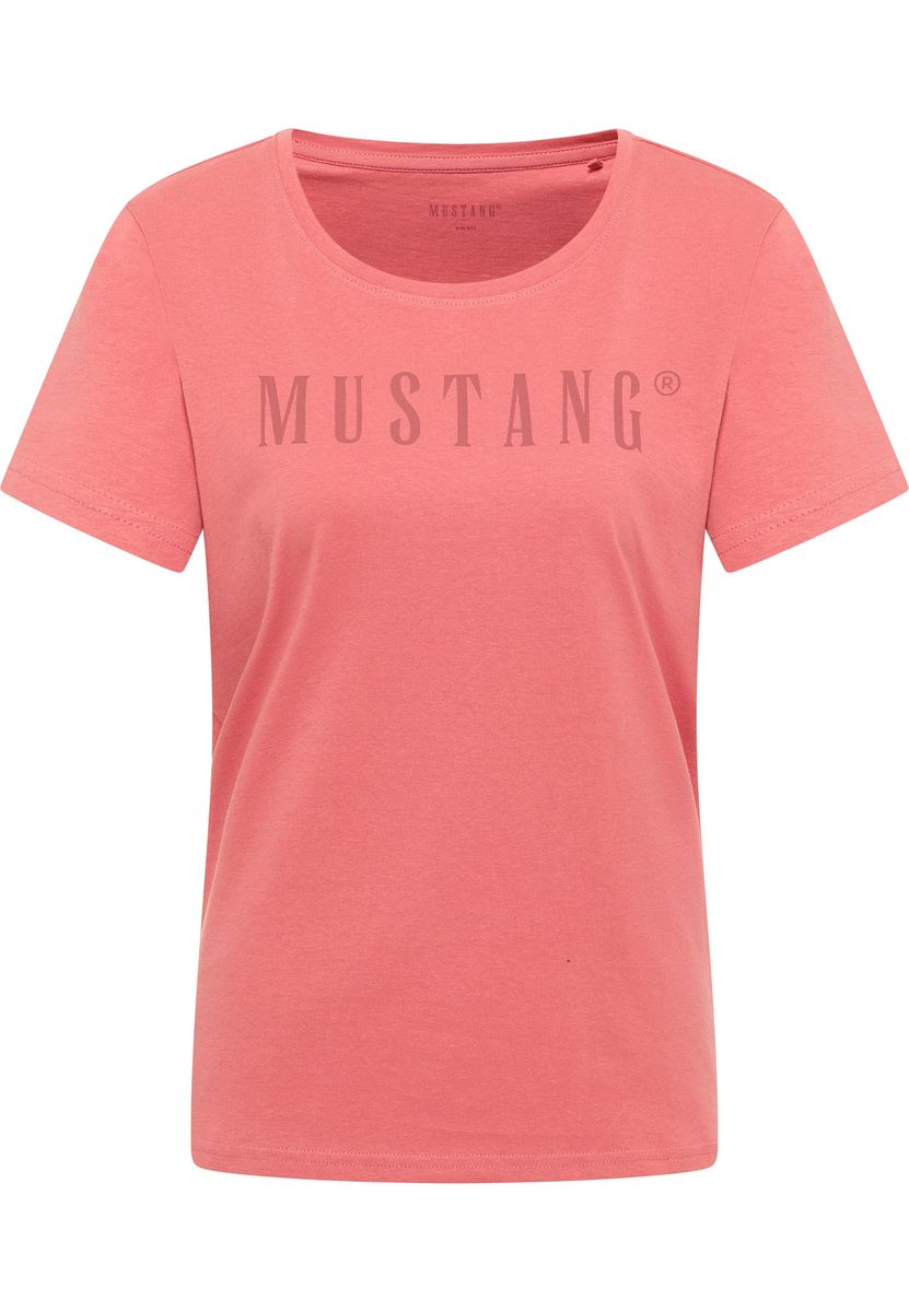 Lässiges Logo-Print Baumwoll-T-Shirt