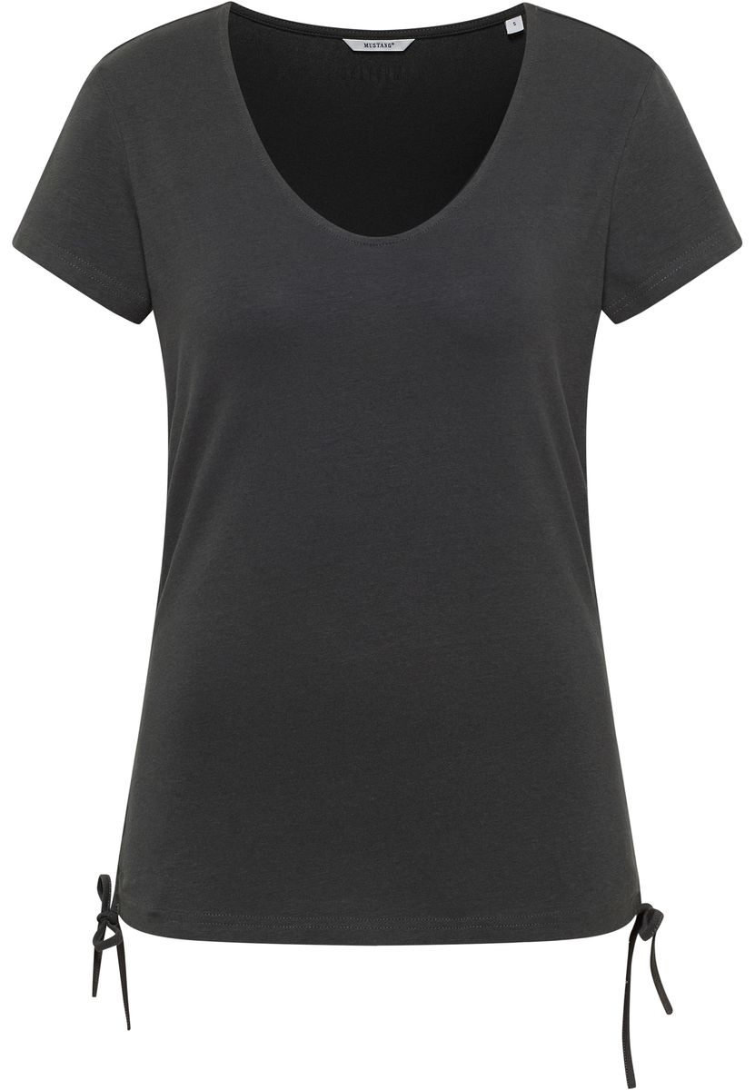 T-Shirt mit seitlichen Tunnelzügen