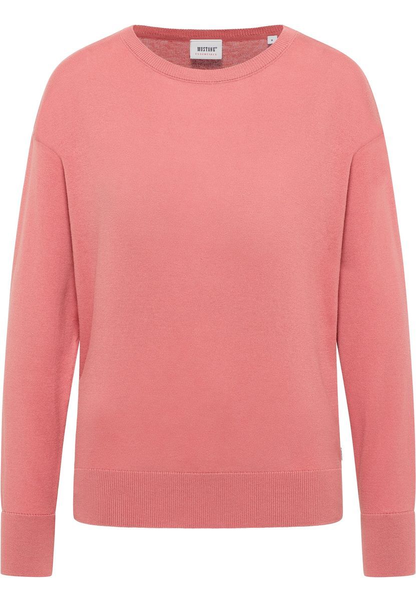 Lockerer Feinstrick-Baumwollpullover