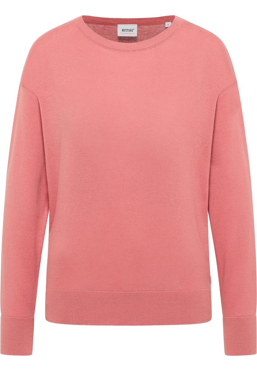 Lockerer Feinstrick-Baumwollpullover