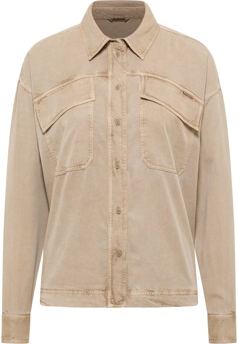 Lässige Oversized Utility-Hemdbluse