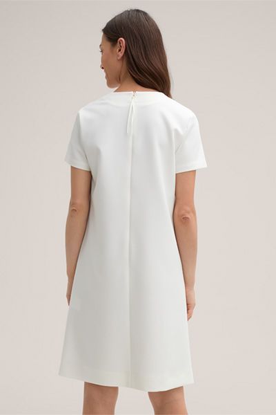 Minimalistisches Crêpe-Kleid in A-Linie