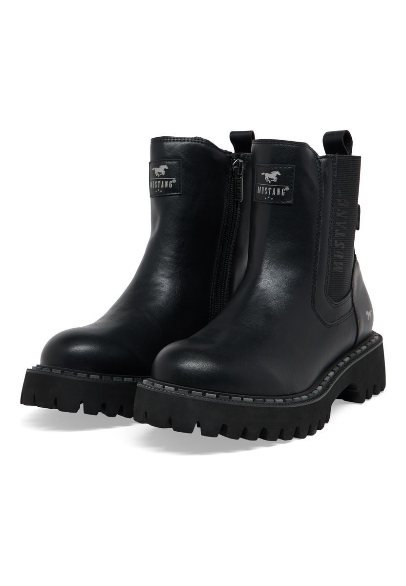 Chunky Plateau Chelsea Stiefeletten