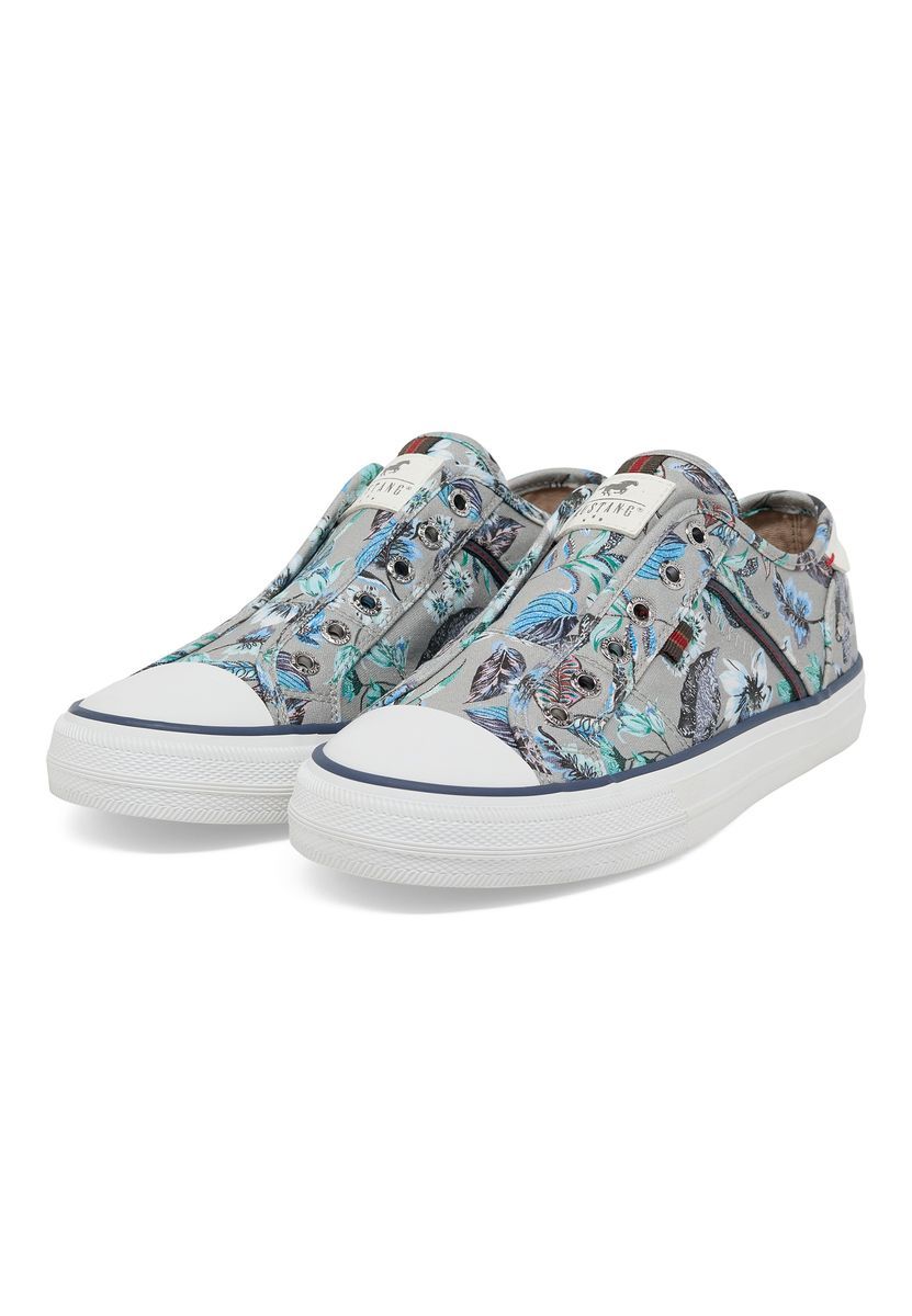 Slipper mit Blumenprint