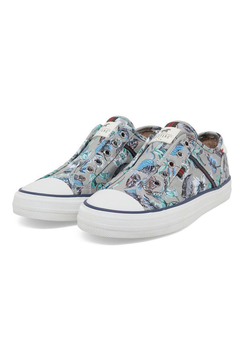 Slipper mit Blumenprint