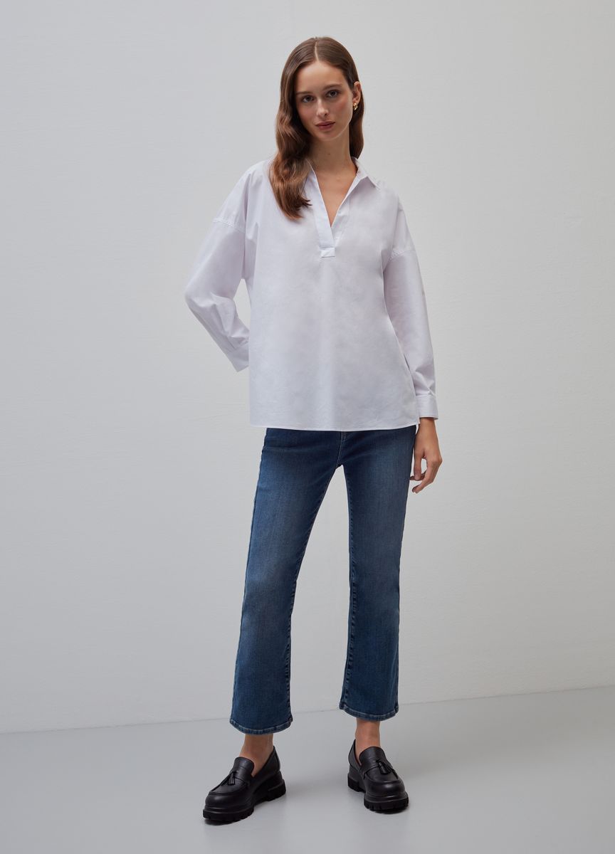 High-Waist Kick-Flare-Jeans
