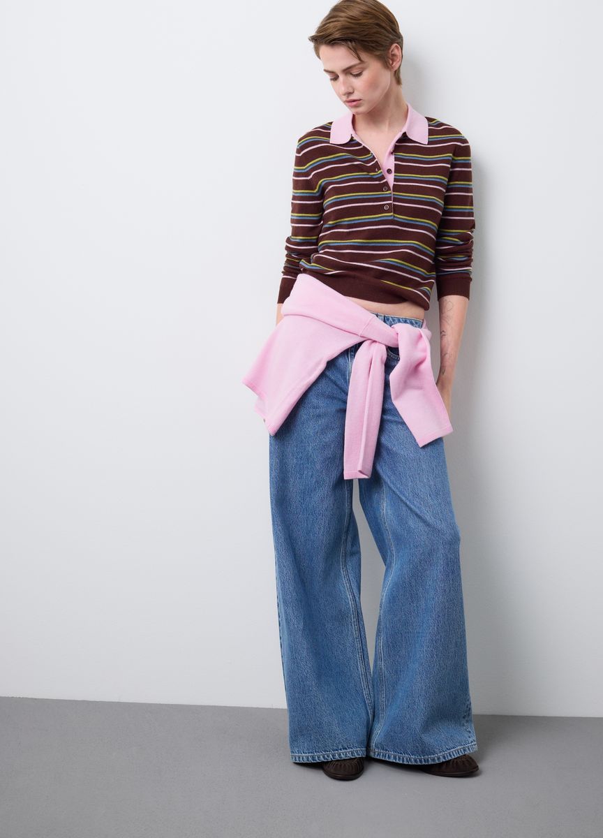 High-Waist Kick-Flare-Jeans