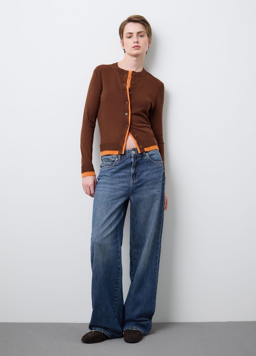 High-Waist Kick-Flare-Jeans