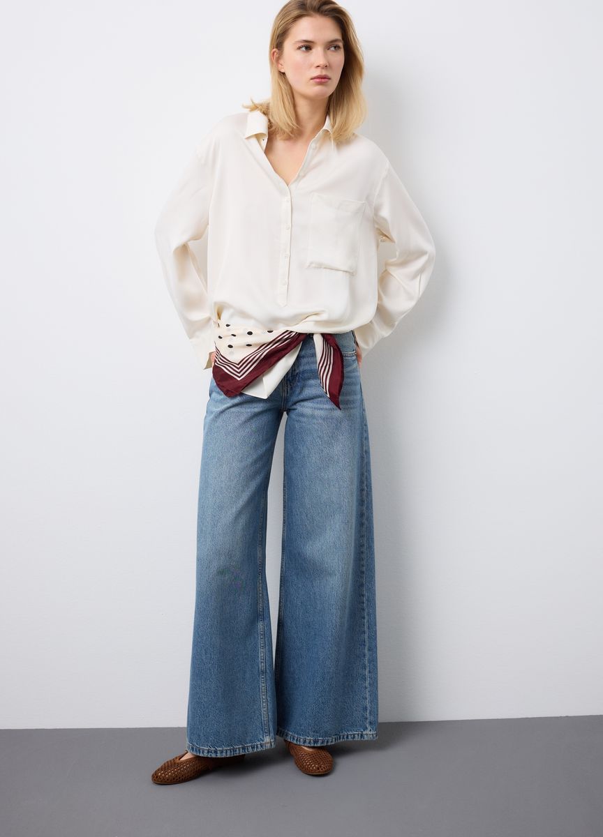 High-Waist Kick-Flare-Jeans