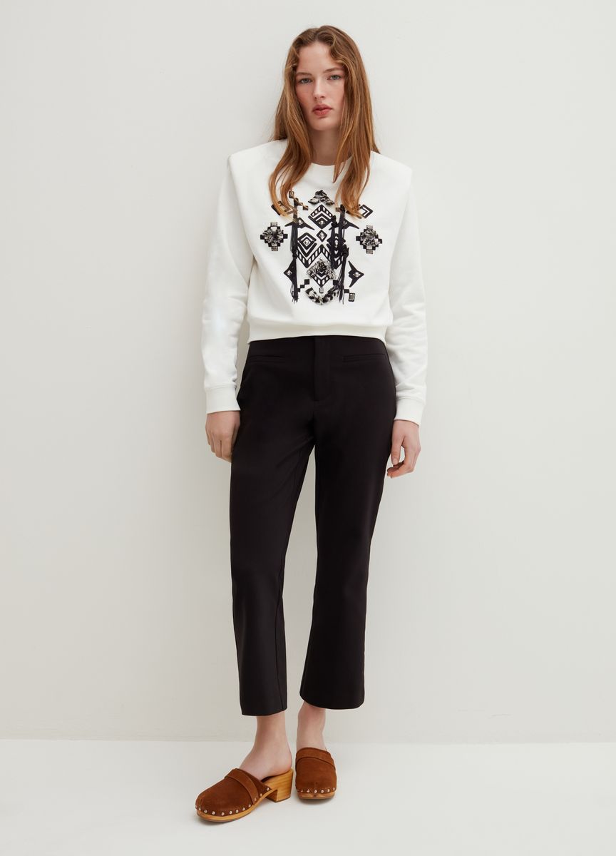 High-Waist Kick-Flare-Jeans