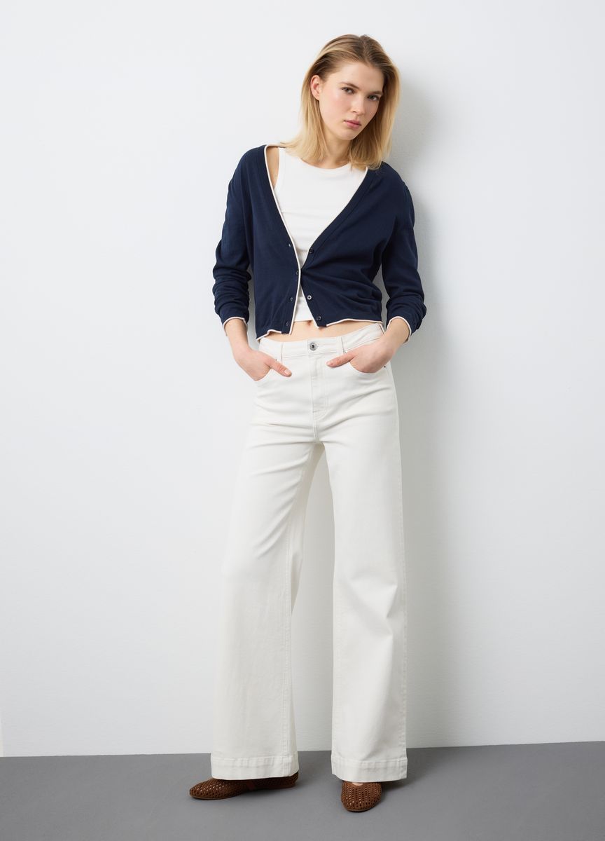 High-Waist Kick-Flare-Jeans