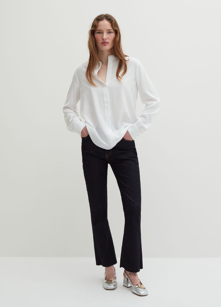 High-Waist Kick-Flare-Jeans