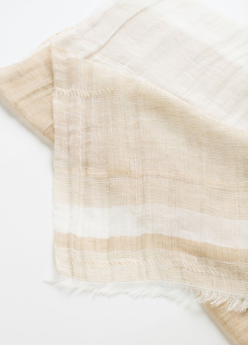 Kurzärmeliges Stricktop mit Stehkragen