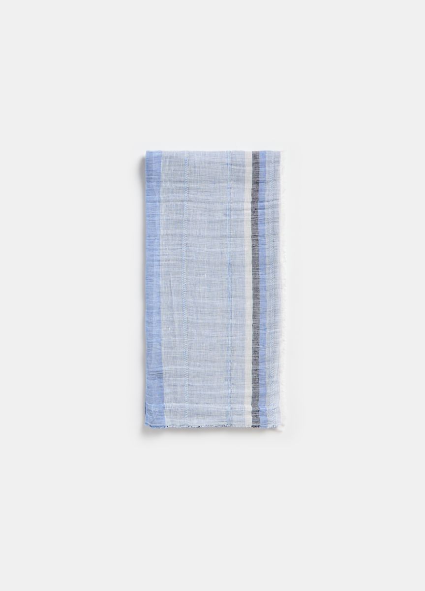 Kurzärmeliges Stricktop mit Stehkragen